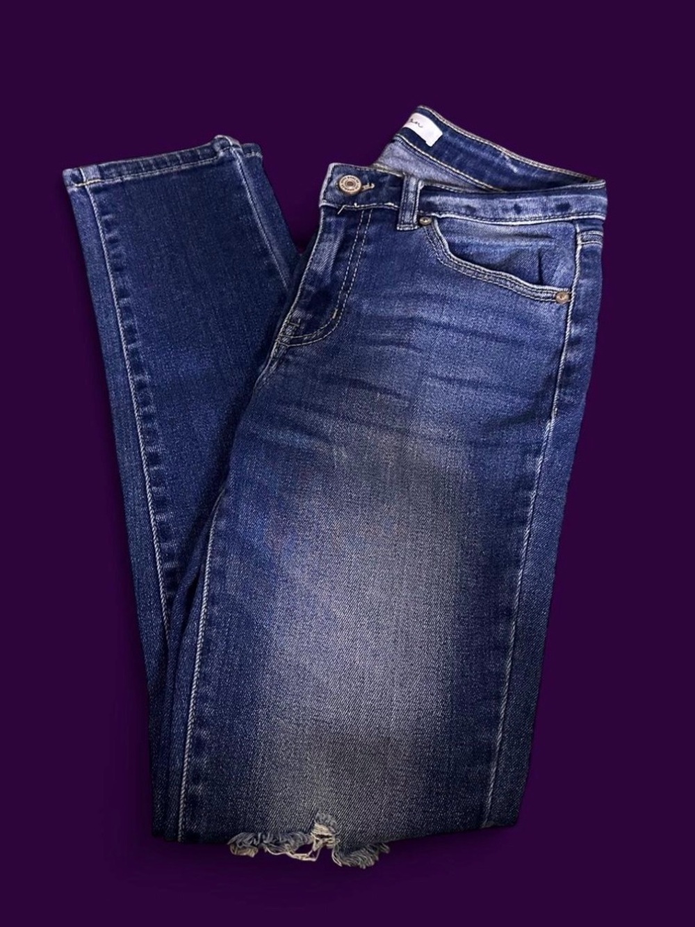 Kancan Classic Dark Blue Women's Skinny Jeans
